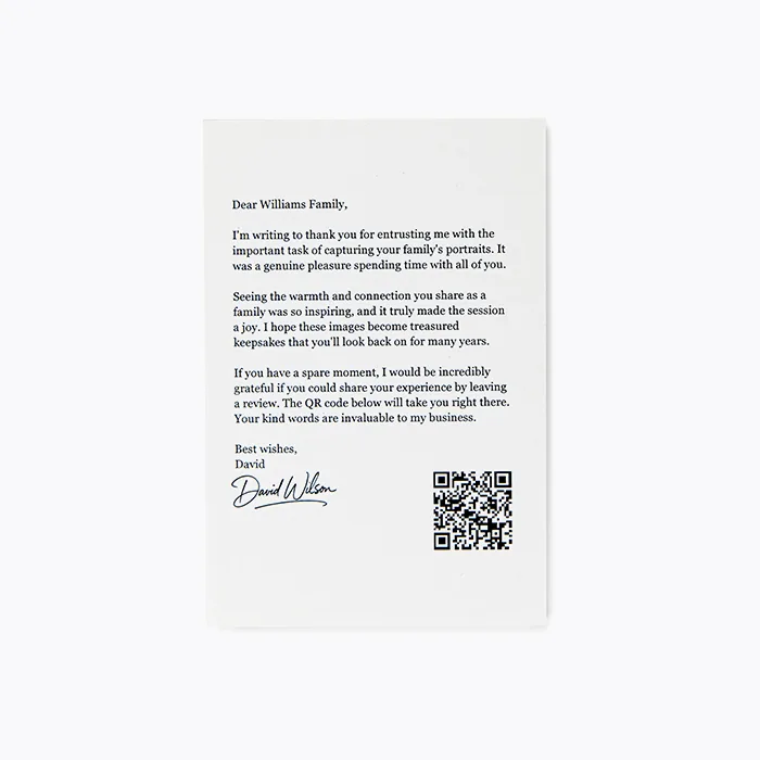Thoughtful note
