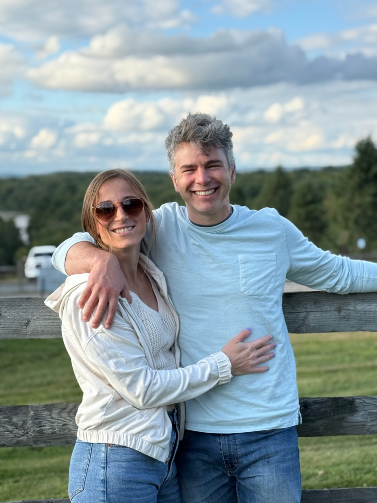 Bill and Erica, founders of Lens + Linen